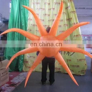Customized Backpack Inflatable Advertising of Octopus for Stage Decoration thumbnail-2