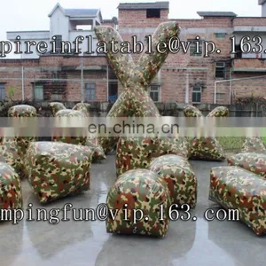 Popular Inflatable Paintball Bunkers Field for Outdoor Shooting Games ID-PB040 thumbnail-1