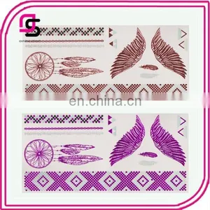 Temporary Colorful Tattoo Metallic Flash Tattoos thumbnail-3