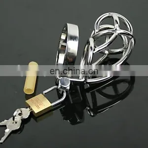 Sexy Chastity Device Penis Lock, Men Penis Cover thumbnail-4