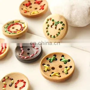 Double Sided Coat and Blazer Buttons, Dog Shape Fish Eye Button, Fancy Big Black Wooden Buttons Bulk thumbnail-3