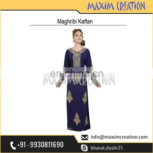 Top Rated Simple Party Wear Khaleeji Thobe For Arabian Ladies By Maxim Creation 6564 thumbnail-3