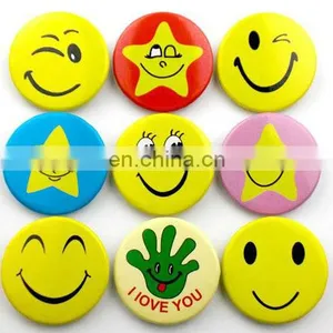 Badge Pin Smile Face Logo Pin thumbnail-1