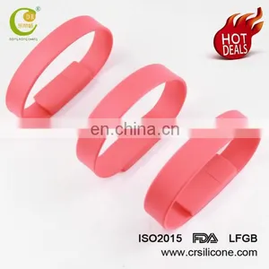 Factory High Quality Silicone Wristband Usb Flash Drive 1gb 2gb 4gb 8gb 16gb 32gb thumbnail-3