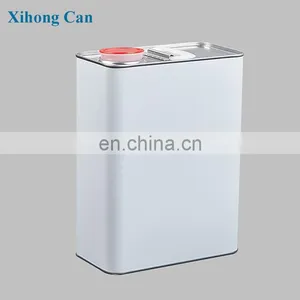 Olive Oil Tin Container Customize Metal Can Container Rectangular Petrol Gas Cans thumbnail-1