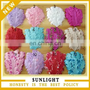 Fashion Wholesale Colorful Curly Feather Pads for Headbands thumbnail-1