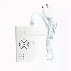 Wall Mounted 315MHz/433MHz RF Lpg Natural Gas Leak Detector Wireless Alarm for Home Kitchen Safety thumbnail-2