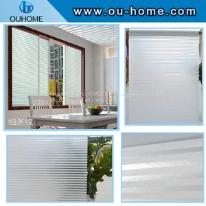 BT837 Stripe Deco Office Window Frosted Glass Sticker thumbnail-2