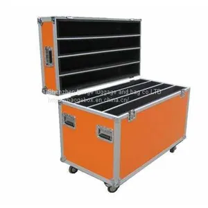 Top Cover + Two Lock Turntable Road Case Right & Round Corner thumbnail-1