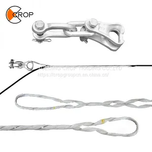 Suspension Cable Connector Helical Preformed Guy Grip Dead End Wire Clamp for Stay Wire Construction thumbnail-2