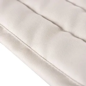 Quilted Fabric Hammock With Pillow and Spreader Bars thumbnail-3