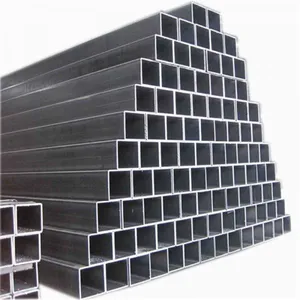 Welded Black Carbon Square/Rectangular Hollow Section Steel Pipe and Tubes in China thumbnail-4