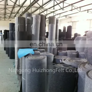 Black Polyester Solid Felt ,thickness 4-5 Mm. Colour Black thumbnail-3