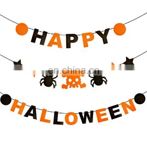Customized Ornaments--Halloween & Christmas Felt Witch, Ghost Banner thumbnail-3