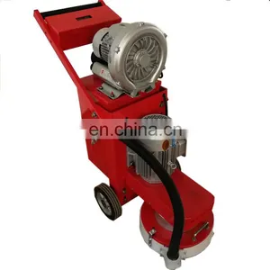 Hand Push Concrete Floor Grinder Pavement Polishing Machine With Vacuuming Machine thumbnail-3