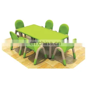 Guangzhou Furniture Plastic Table Chair Set for Kindergarten thumbnail-2