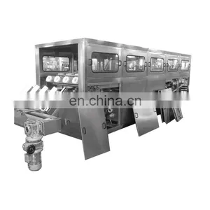 Stainless Steel Automatic Electrical Complete 3in1 5 Gallon 6 Head Plastic Bottled Pure Drinking Mineral Water Filling Machine thumbnail-1