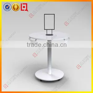 Fashion New Design Useful Metal Rotating Clothes Plastic Display Stand thumbnail-1