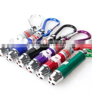 UV Keyring Torch Laser Light Led Keychain Flashlight thumbnail-5