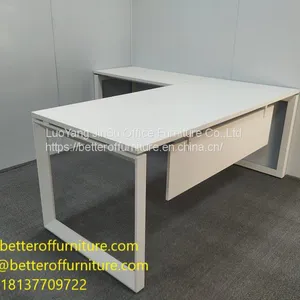 L-Shaped Office Desks & Workstations  L1800XW800XH750 Steel Tube Wooden Available thumbnail-1