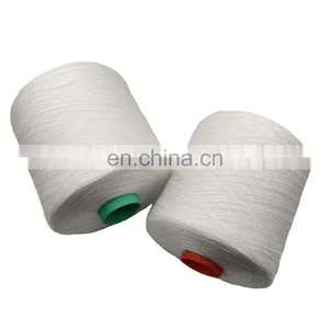 Wholesale China Brands 100% Spun Polyester Sewing Thread Raw White Color Dyeing Tube thumbnail-1