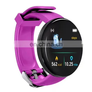 High Quality Redondo Round Montre Inteligente HD LCD Screen D18 Android Smart Watch For Mobile Phones Smartwatch thumbnail-1