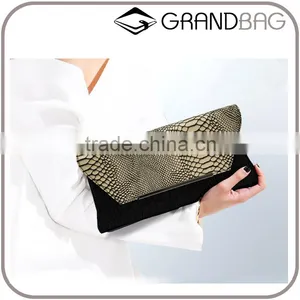 2016New Arrival Luxury Crocodile Pattern Leather Women Clutch Bag Evening Clutch Bag Soulder Bag for Women thumbnail-1