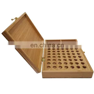 Eco Friendly Multi-purpose With Lid Organizer Kitchen Bamboo Oil Storage Box Home Storage & Organization Kitchen & Tabletop thumbnail-1