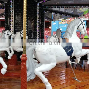 Amusement Carnival Carousel Horse Ride Fairground Merry go Round for Sale thumbnail-5
