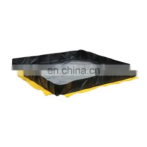 Portable & Collapsible High Quality Spill Water Containment Berms 12'*12' thumbnail-1