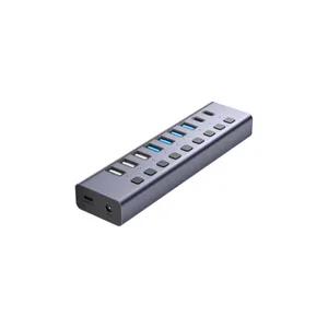 5Gbps Rate 3 Kinds Of Interfaces 60W Powered USB HUB thumbnail-1