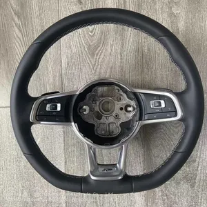 For VW Golf MK7 R Golf A7 Passat B8 R Arteon R Sports Lacquered Black Trim Steering Wheel Original Multifunction Steering Wheel Assembly thumbnail-2