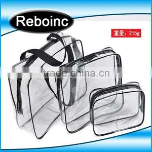 Customized PVC Cosmetic Bag for Travel Sets Shower Gel Cosmetic Bag Pvc thumbnail-4