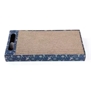 Meow Love Fun Cat Corrugated Cardboard With Ball Toy Cat Scraper Can Be Customized With Patterns That Do Not Drop Scraps Comfortably thumbnail-1