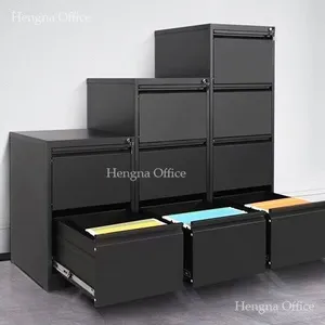 Cold Rolled Steel Hanging File Cabinet With Lock & Silent Slides for Office Administration | Holds 200 Folders per Drawer thumbnail-1