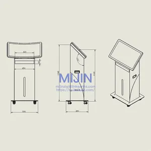 Smart Library Equipment:Freely Borrowing and Returning Kiosk for Book Search and Retrieval Library Reader Kiosk thumbnail-3