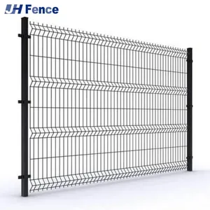 High Quality Powder Coated Garden Welded Wire Mesh 3D Mesh Fence thumbnail-2