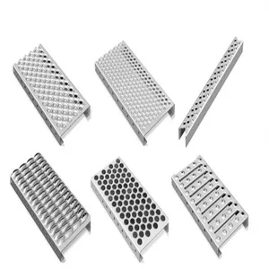 Find Similar Icon Safety Grating Walkway Anti-Skid Perforated Metal Plate With Crocodile Mouth Hole Cut Welded Bended thumbnail-4