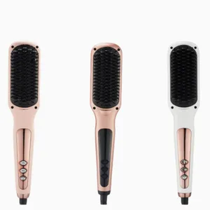Straightener Comb/Direct Electric Comb/Roll Straight Dual Purpose Straightener Fluffy Comb/Styling Straightener Comb（Wechat:13510231336） thumbnail-1