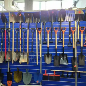 Heavy Duty Manganese Steel Round Point Shovel Garden Shovel for Digging Holes and Soil Cultivation thumbnail-5