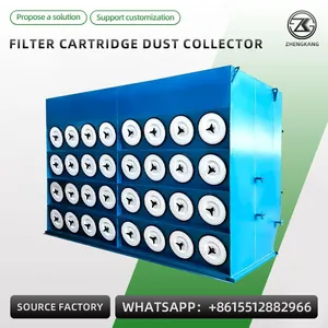Pulse Jet Cartridge Dust Collector Industrial Filter Cartridge Dust Removal Machine thumbnail-5