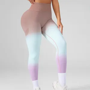 High Waisted Compression Yoga Pants, Peach Hip Yoga Pants, Quick Drying Sports Yoga Pants thumbnail-3