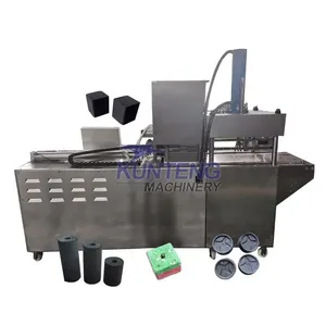 High Performance Hydraulic Stainless Steel Wood Coconut Shell Sawdust Charcoal Briquette Machine EPC thumbnail-1