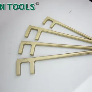 Non-Sparking F Valve Wrench 1-Year Warranty, Mill Test Report Included, Beryllium Bronze thumbnail-3