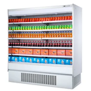 Convenience Store Refrigerator，Fresh Milk Refrigerator，Open Style Freezer thumbnail-1