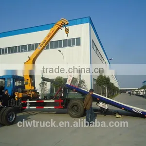 2015 Dongfeng Wrecker Towing Truck With Crane, 4x2 Truck Mounted Crane thumbnail-1