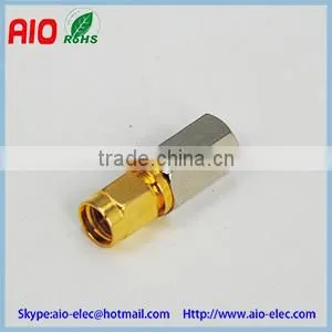 Coaxial Converter FME(SAP) Male to SMA Male Connector Adapdor thumbnail-1