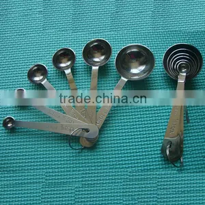 Factory Wholesale Stainless Steel 4-piece Measuring Spoon Set Measuring Cup & Spoons thumbnail-4