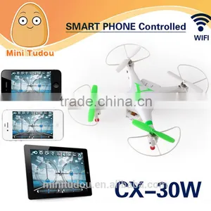 2015 Top Popular Hot Sales CX-30W 2.4G 6 Axis Drones Phone Wifi Control thumbnail-1