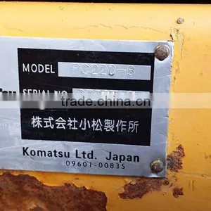 Used Crawler Excavator Komat PC220-6 Made in Japan/Komat Kobelco Cater in Low Price thumbnail-2
